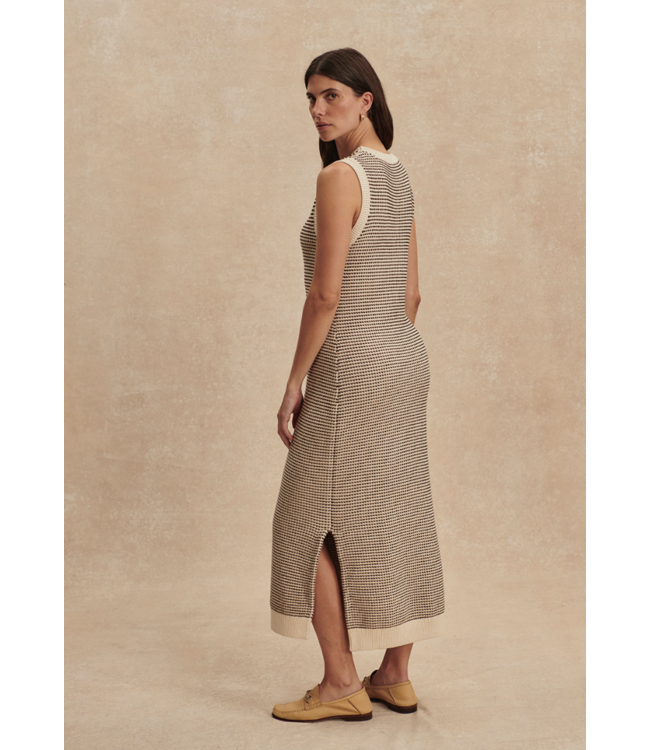 Sadia Stitch Knit Dress- Birch