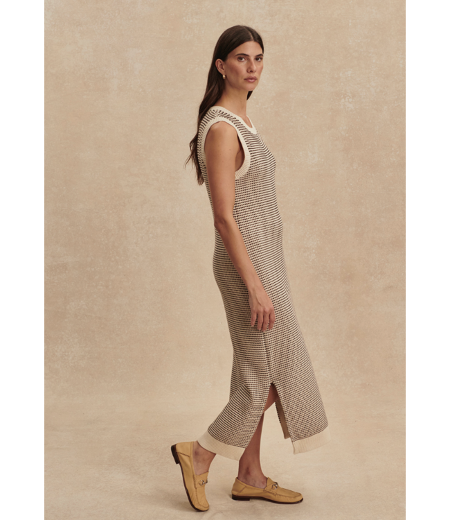 Sadia Stitch Knit Dress- Birch