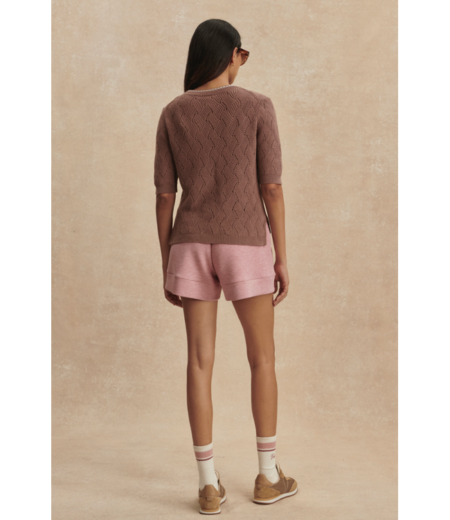 Agathe Knit Top- Brownie