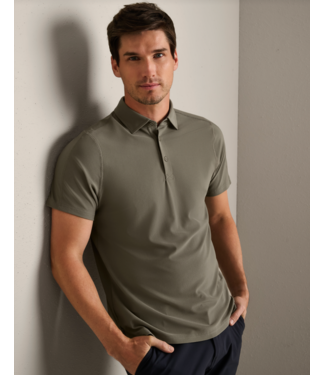 Rhone Apparel Regatta Pique Polo- Smokey Olive