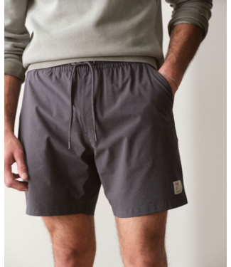 Marine Layer Lined Sport & Swim Short 6"- Asphalt