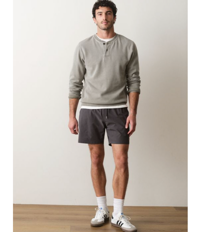 Lined Sport & Swim Short 6"- Asphalt