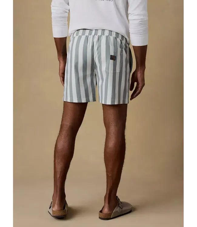 All Day Trunk (6")- Sage Awning Stripe