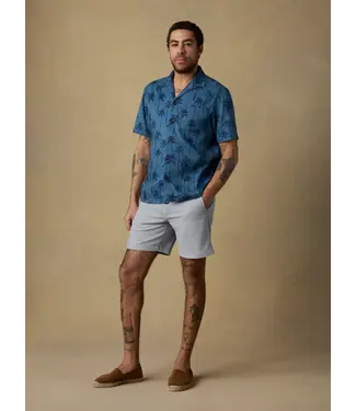 Faherty Brand SS Breeze Camp Shirt- Sienna Shore Trees