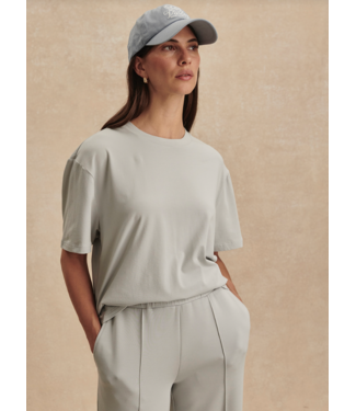 Varley Leighton Boyfriend Tee- Blue Clay