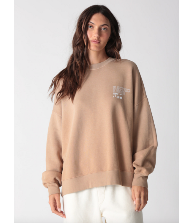 Atlas Sweatshirt Time To Live- Chesnut