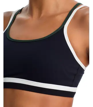 Splits59 Eva Rigor Double Strap Bra- Black/Military