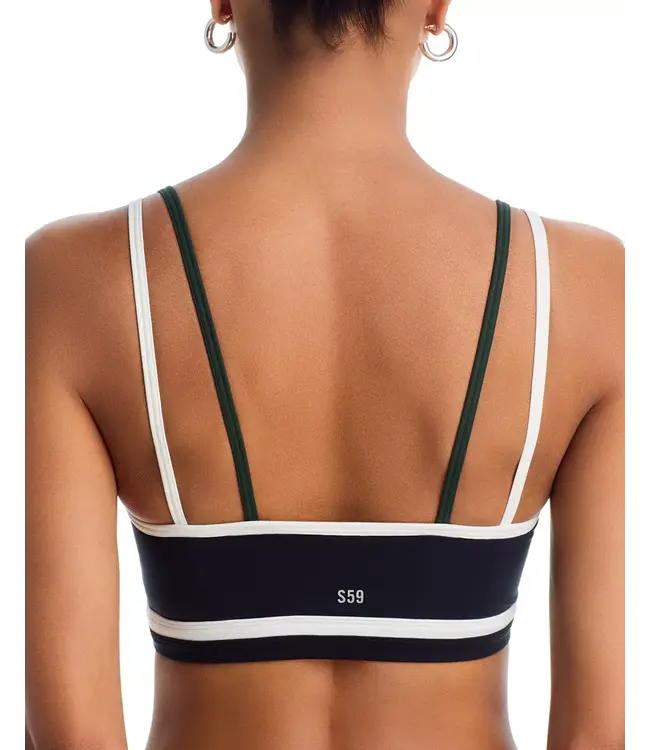 Eva Rigor Double Strap Bra- Black/Military