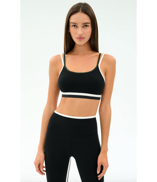 Eva Rigor Double Strap Bra- Black/Military