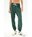 Andie Oversized Fleece Sweatpant- Military