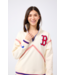 Boston Red Sox Quarter Zip W Baseball Stitch