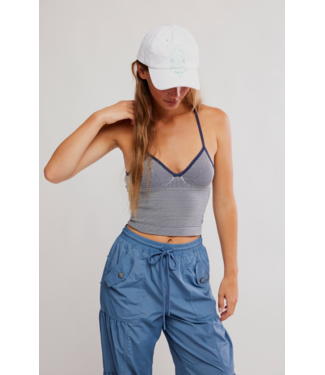 Free People Perfectly Plated Plunge- Midnight Navy