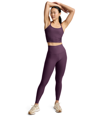 Beyond Yoga Spacedye Slim Racerback Cropped Tank- Brilliant Blackberry Heather