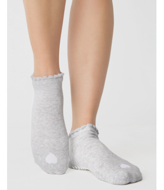 Womens Love Grip Sock- Grey