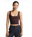 Keep It Cool Seamless Cropped Tank- Iced Mocha