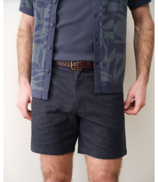 Marine Layer Saturday Hemp Chino Short 7"- India Ink