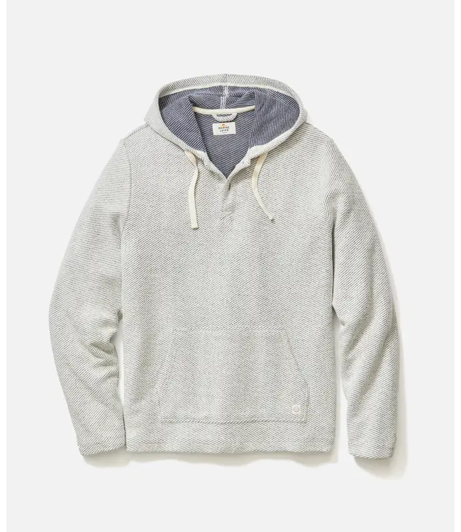 Portola Beach Hoodie- White/Navy