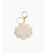 Shell Beaded Bag Charm