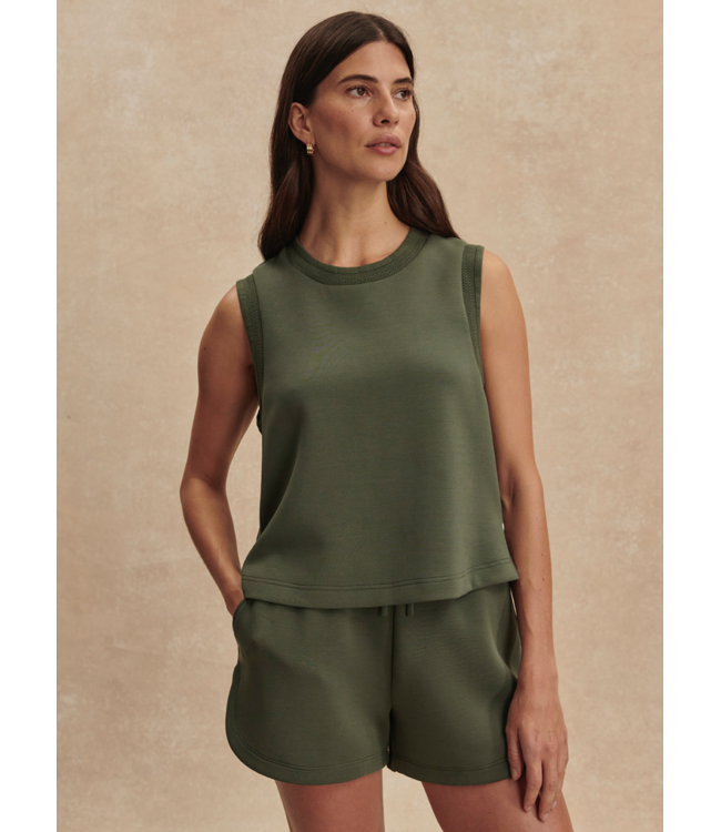 Shea Crop Tank- Thyme