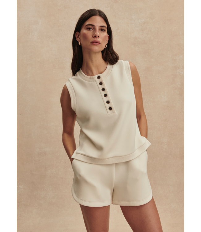 Marla Button Placket Tank-