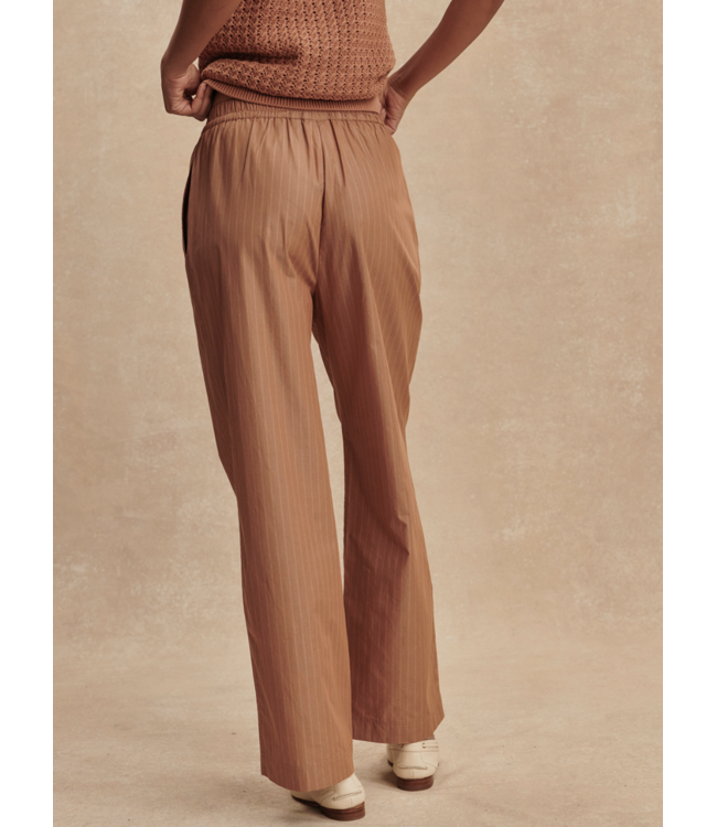 Rowan Straight Leg 30- Camel Stripe