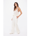 Navar Marine Wide Leg Pant- Natural