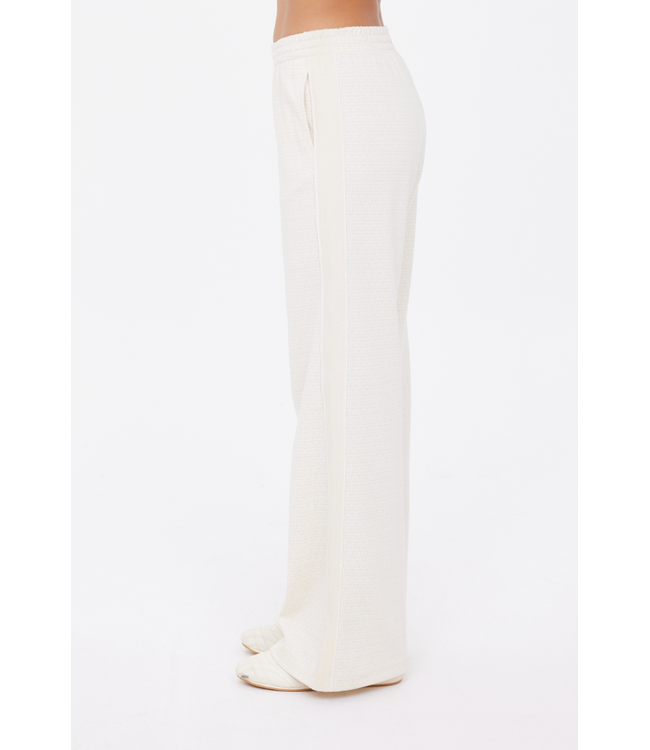 Navar Marine Wide Leg Pant- Natural