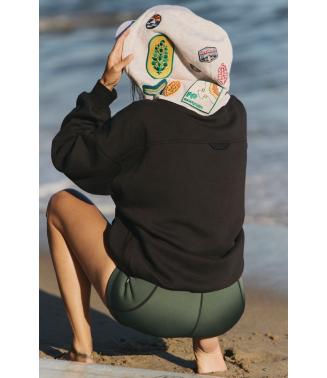 Final Call Patch Hoodie- Black