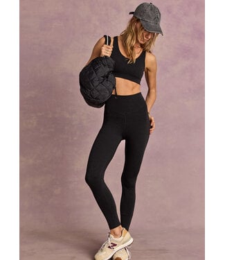 The Upside Castilla 25IN High Midi Pant- Black