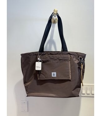 Free People Home Team Tote- Chocolate