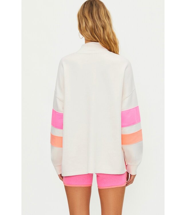 Jaylyn Sweatshirt-Shoreline Colorblock