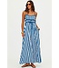 Levie Maxi Dress- Twilight Tides Stripes
