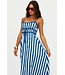 Levie Maxi Dress- Twilight Tides Stripes