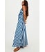 Levie Maxi Dress- Twilight Tides Stripes
