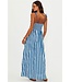 Levie Maxi Dress- Twilight Tides Stripes