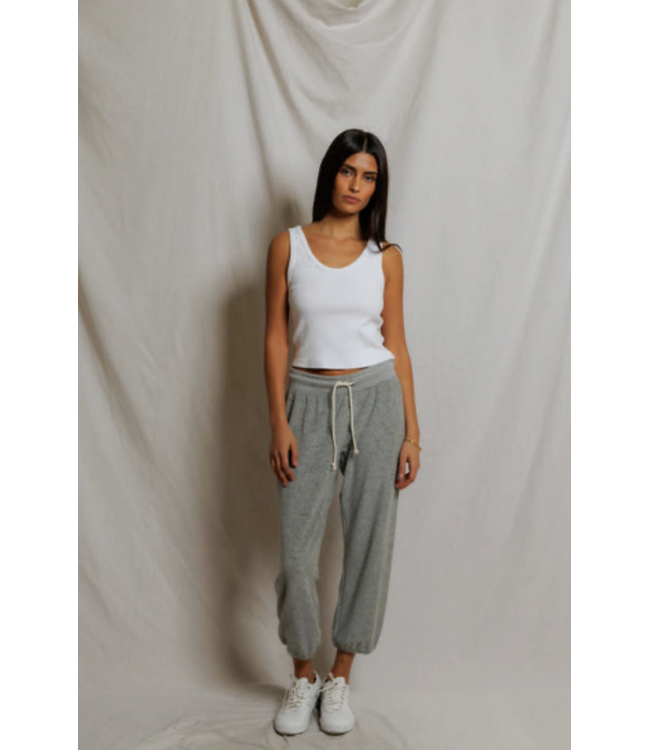 Gogo Loop Terry Sweatpant- Heather Grey