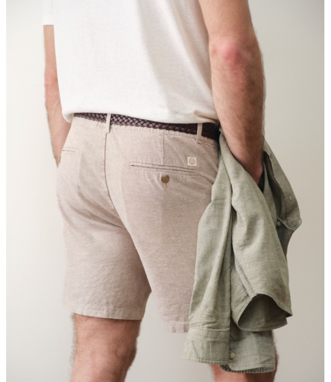 Saturday Hemp Chino Short 7"- Taupe
