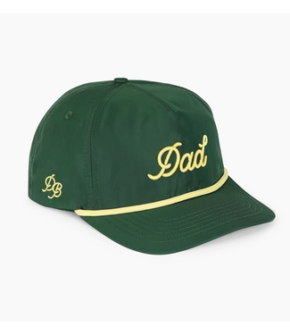 Dad 3D Puff Rope Hat- Green