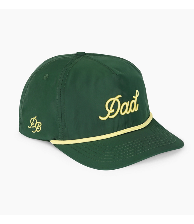Dad 3D Puff Rope Hat- Green