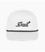 Dad 3D Puff Rope Hat- White