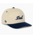 Dad 3D Puff Snapback- Cream/Navy