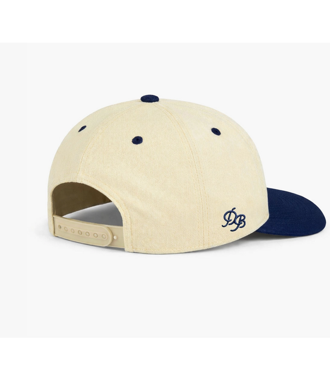 Dad 3D Puff Snapback- Cream/Navy