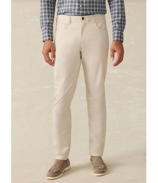 Faherty Brand Movement 5 Pocket Pant- Light Sand