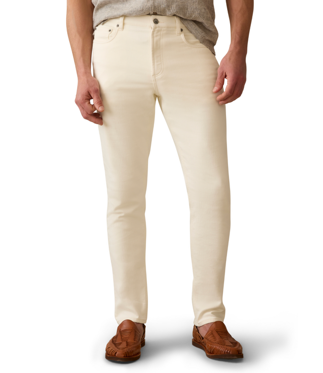 Stretch Terry 5 Pocket- Egret