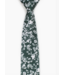 Kodiak Floral Necktie- Forest Green