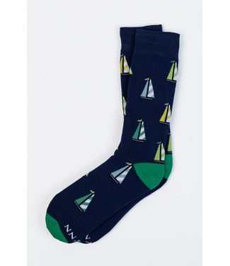 Rock The Boat Sock- Navy