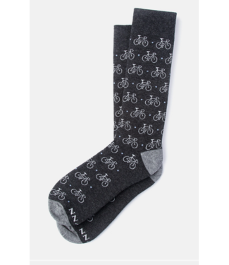 The Cycle Of Life Sock- Heather Grey