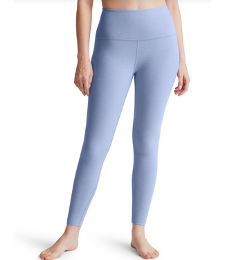 Beyond Yoga Spacedye Caught In The Midi HW Legging- Pastel Periwinkle Heather
