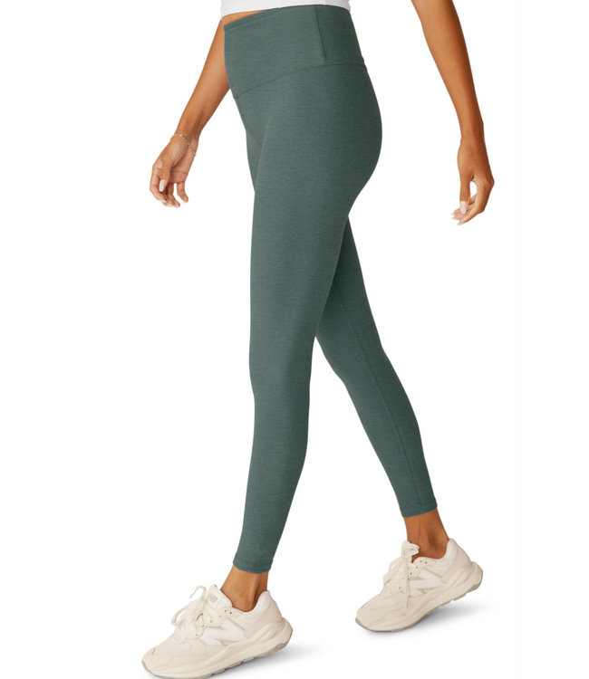 Spacedye Caught In The Midi HW Legging- Storm Heather