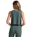 Featherweight Minimal Cropped Tank- Storm Heather